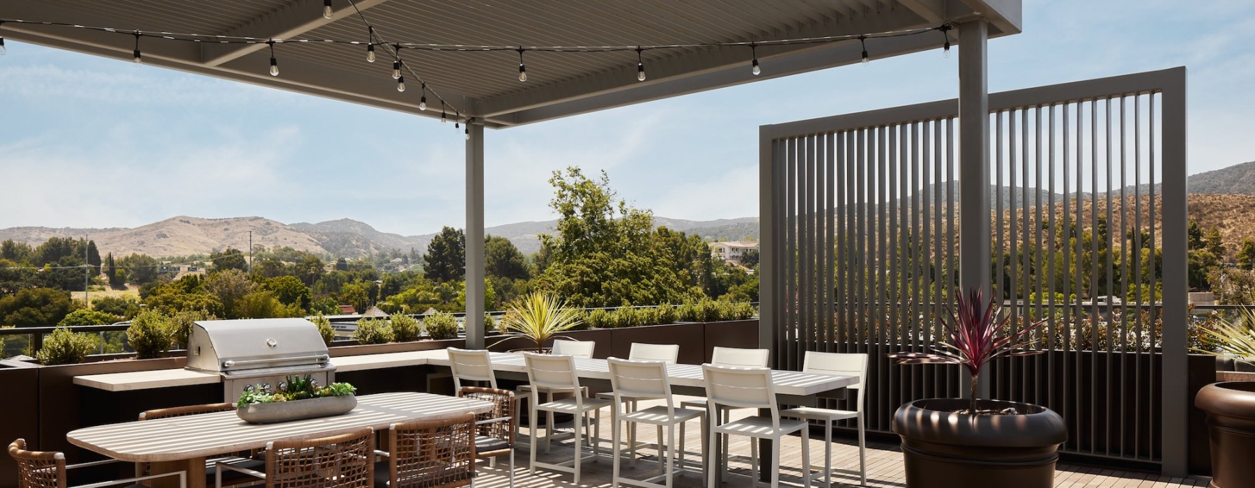 covered grilling area