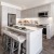 open kitchen with island